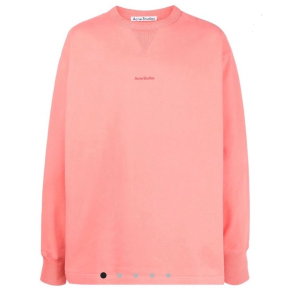 Acne Studios - logo-print cotton sweatshirt (NWT) - Small - Picture 9 of 10